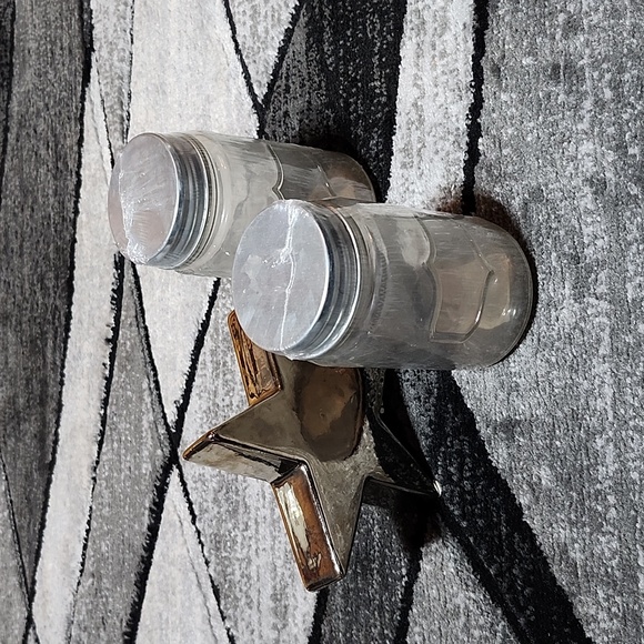 CLEAR DRY FOOD SAFE JARS & SILVER STAR DECOR BUNDLE - Picture 8 of 10